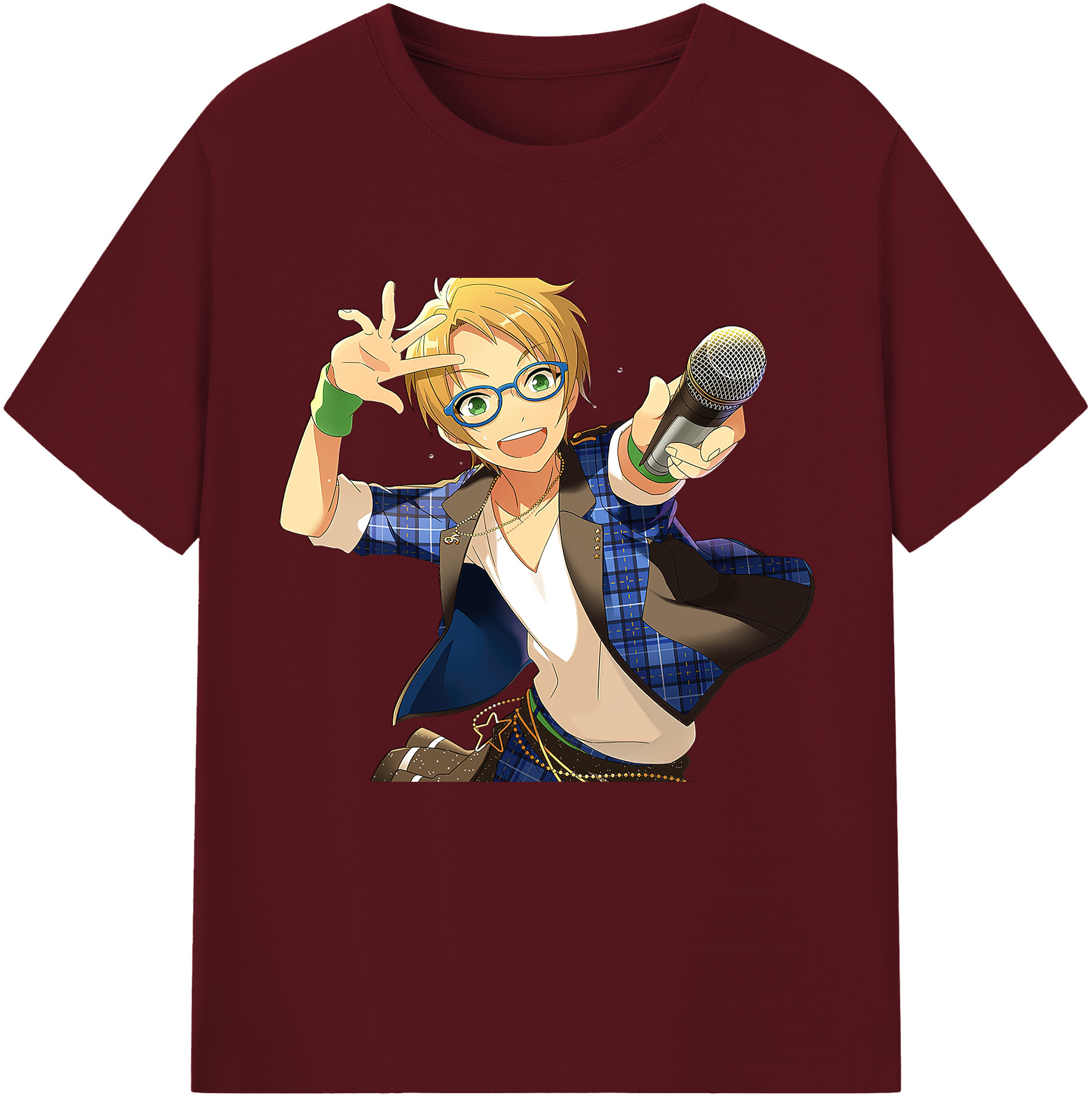 （画像用） あんさんぶるスターズ! Ensemble Stars 綿100％半袖Tシャツ（フロントプリント）